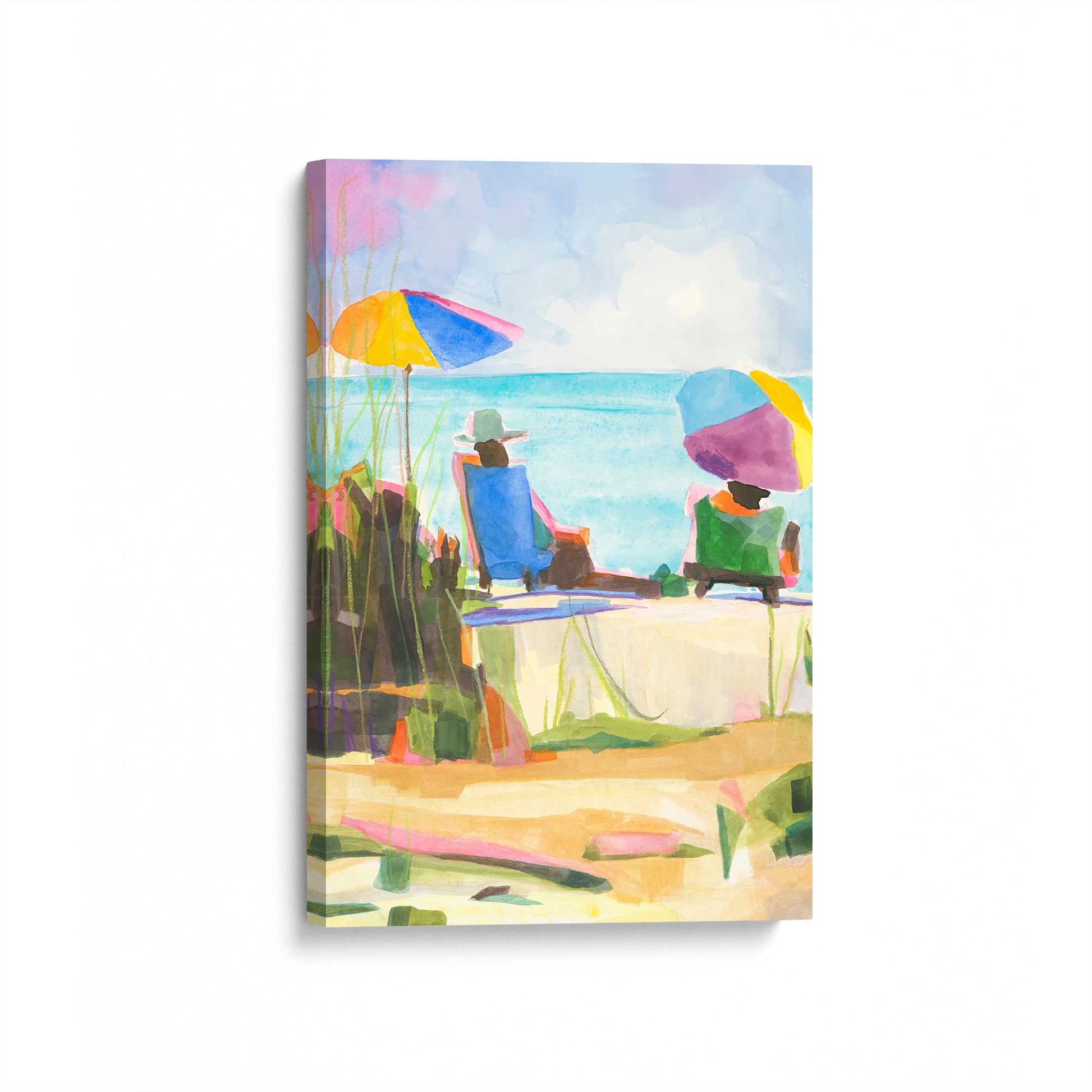 [Color:Stretched Canvas], Picture of art at an angle