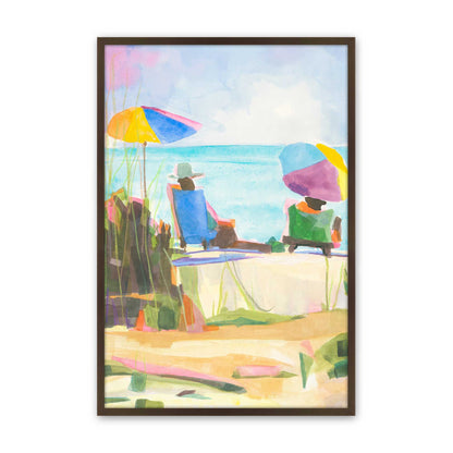 [Color:Brown], Picture of art in a Brown frame