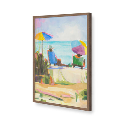 [Color:Walnut], Picture of art in a Walnut frame of the corner