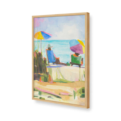 [Color:American Maple], Picture of art in a American Maple frame of the corner