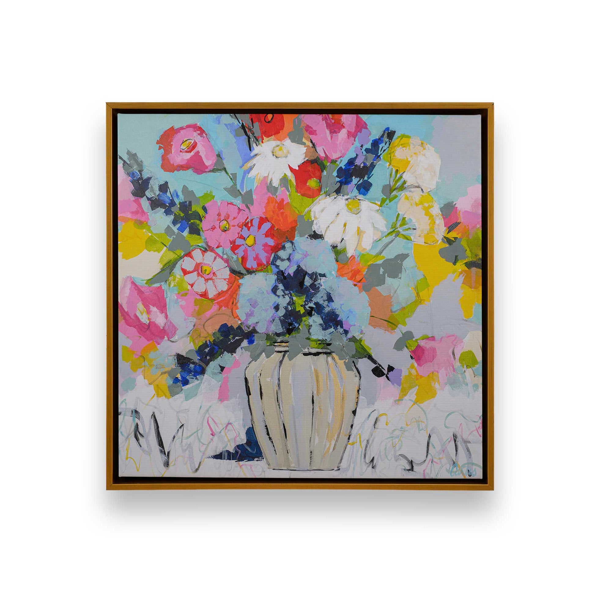 [Color:Polished Gold], Picture of art in a Polished Gold frame