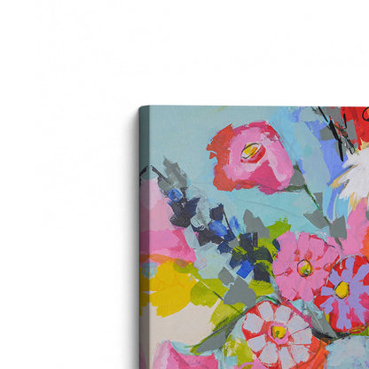 [Color:Stretched Canvas], Picture of the corner of the art