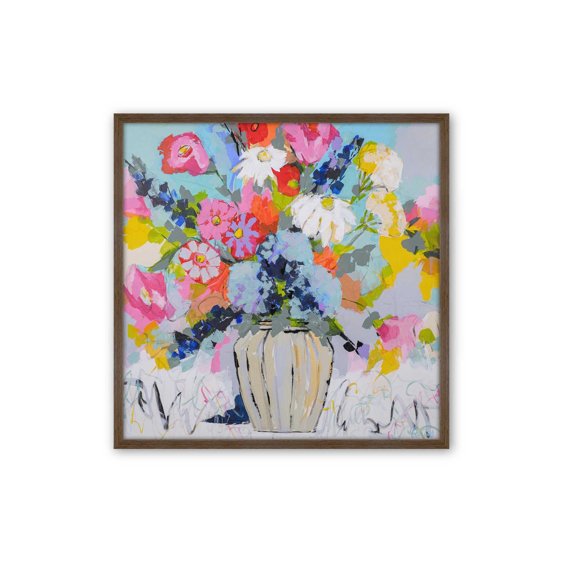 [Color:Walnut], Picture of art in a Walnut frame