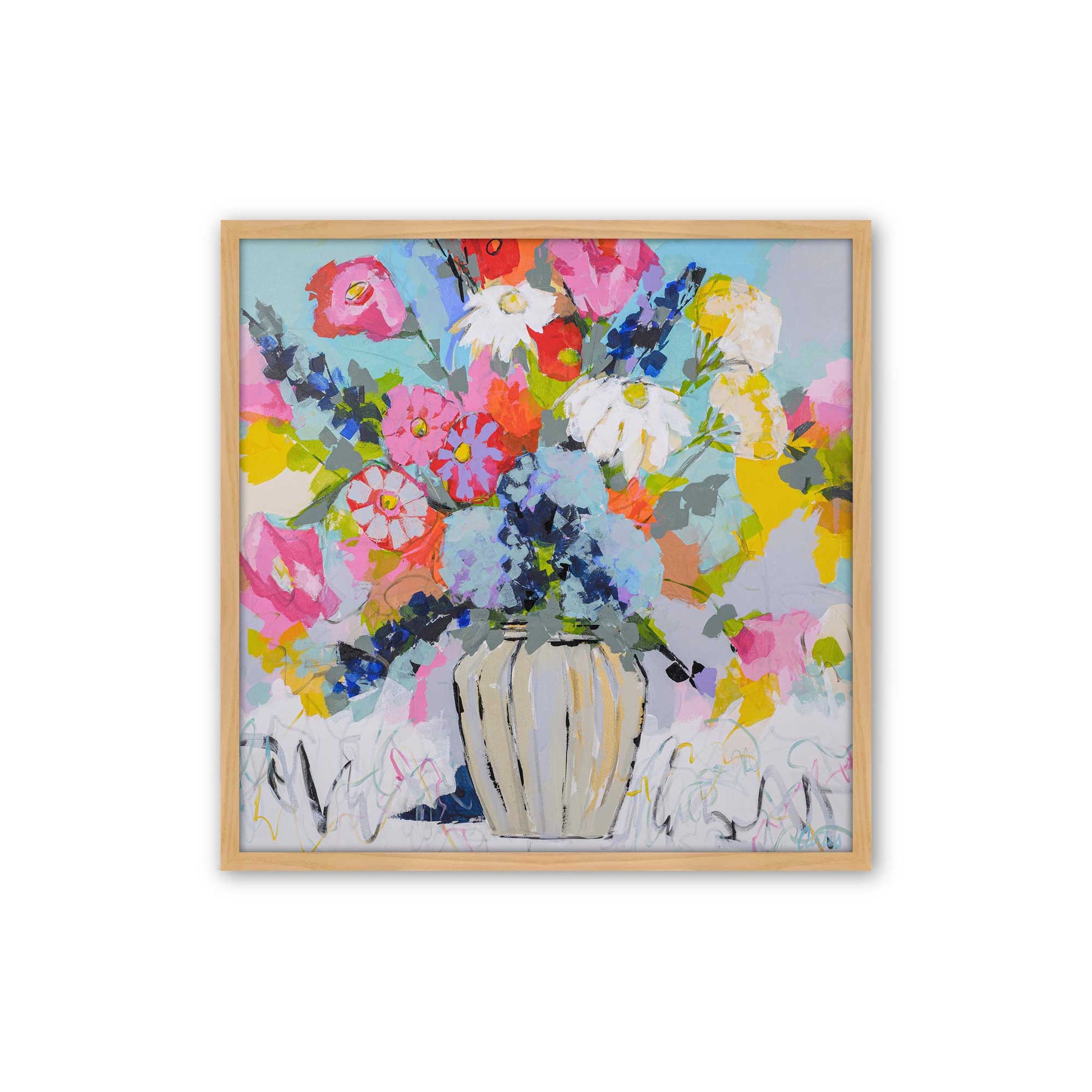 [Color:American Maple], Picture of art in an American Maple frame