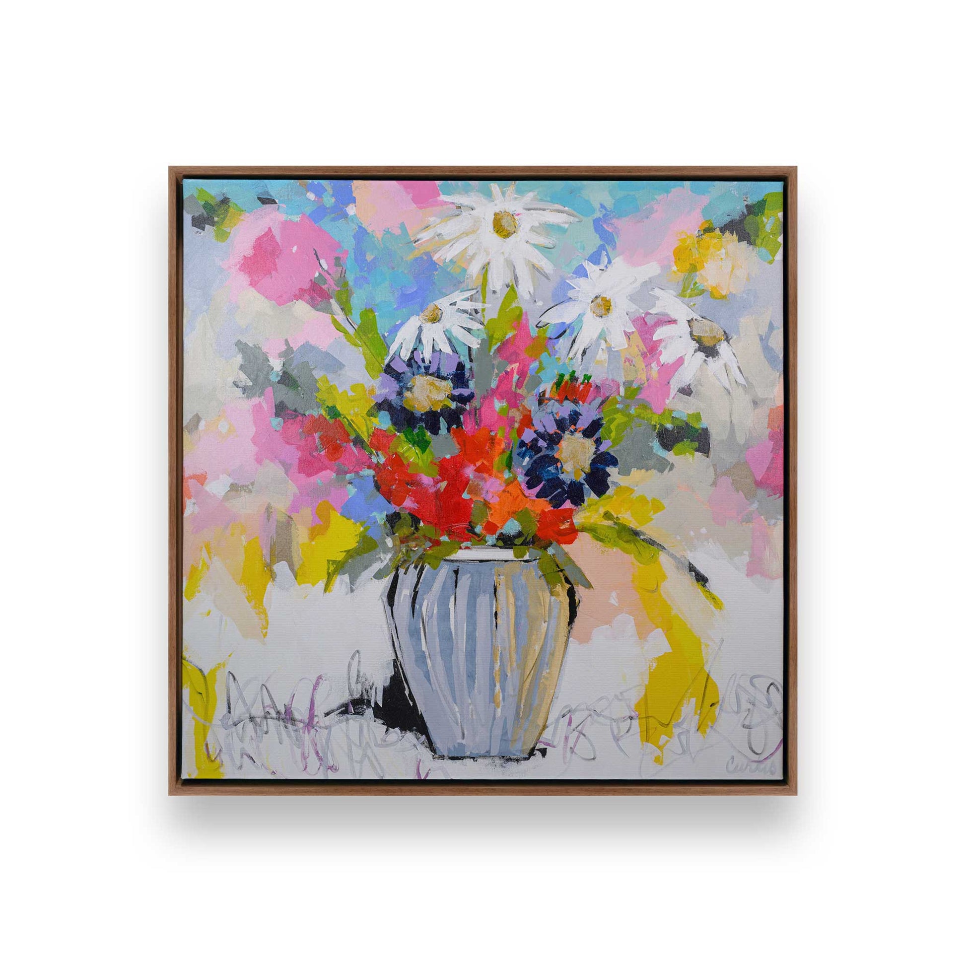 [Color:Walnut], Picture of art in a Walnut frame
