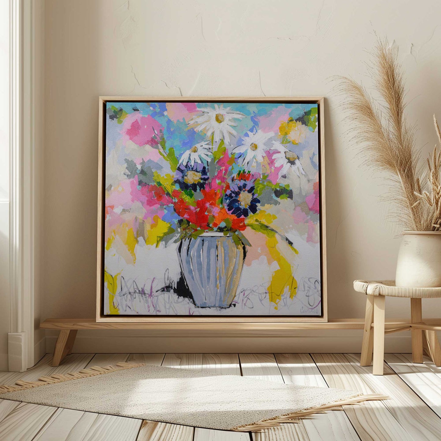 Picture of art in a room