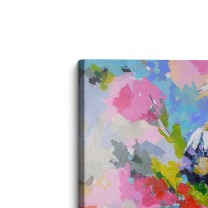 [Color:Stretched Canvas], Picture of the corner of the art
