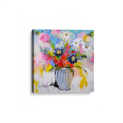[Color:Stretched Canvas], Picture of art at an angle