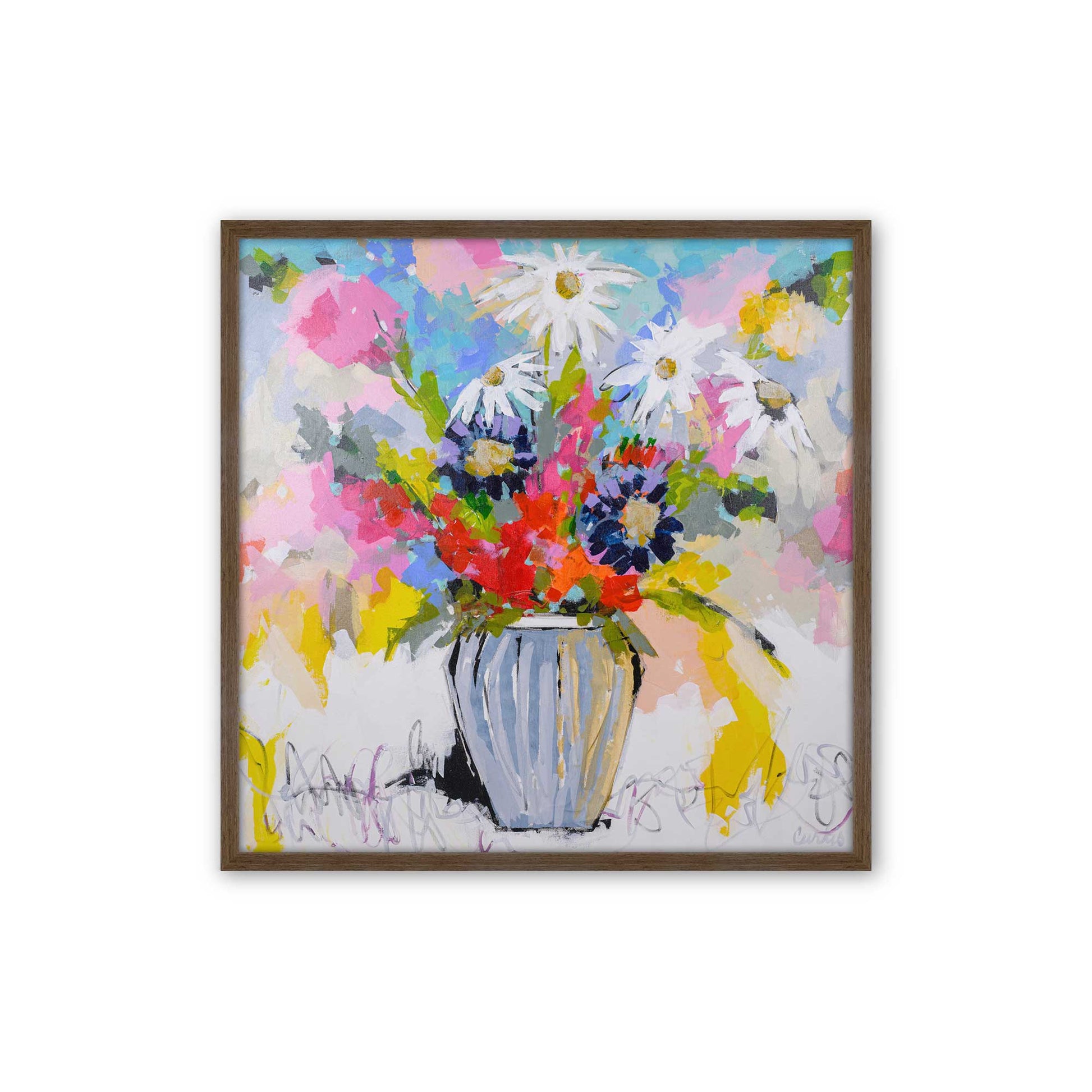 [Color:Walnut], Picture of art in a Walnut frame