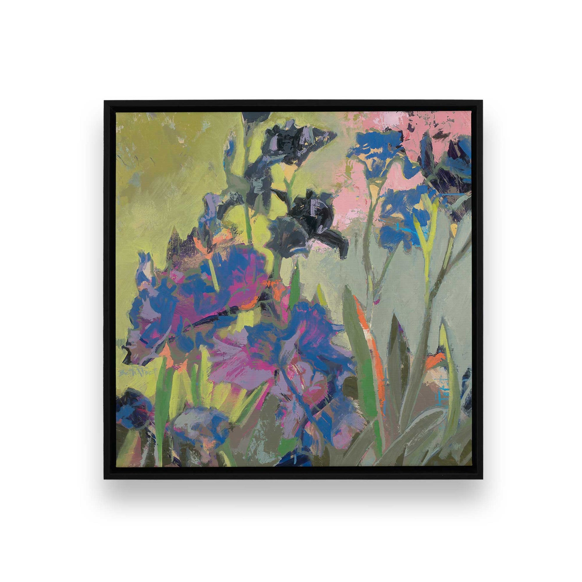[Color:Satin Black], Picture of art in a Satin Black frame