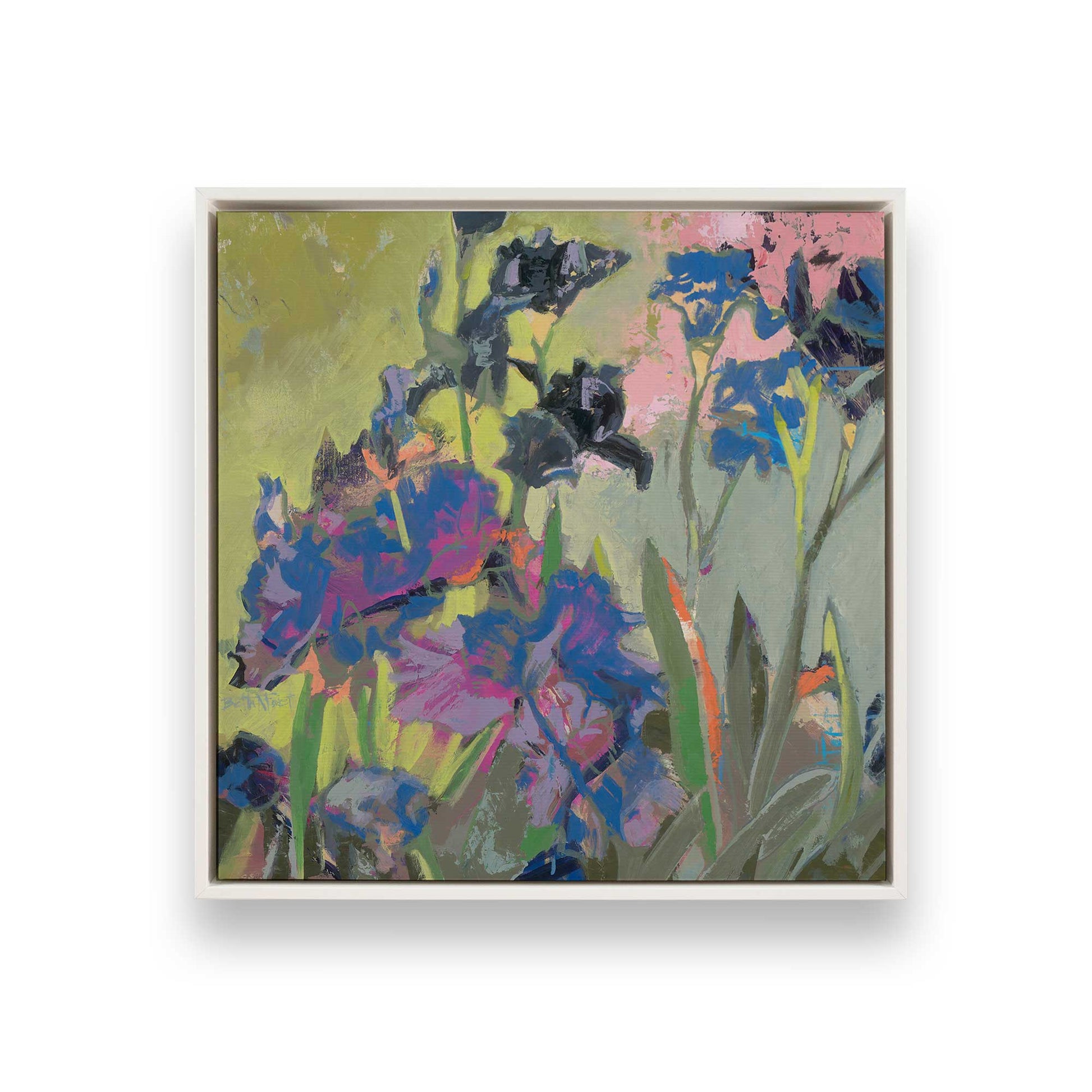 [Color:Opaque White], Picture of art in a White frame