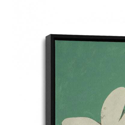 [Color:Satin Black], Picture of art in a Satin Black frame at an angle