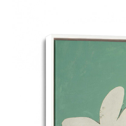 [Color:Opaque White], Picture of art in a White frame at an angle