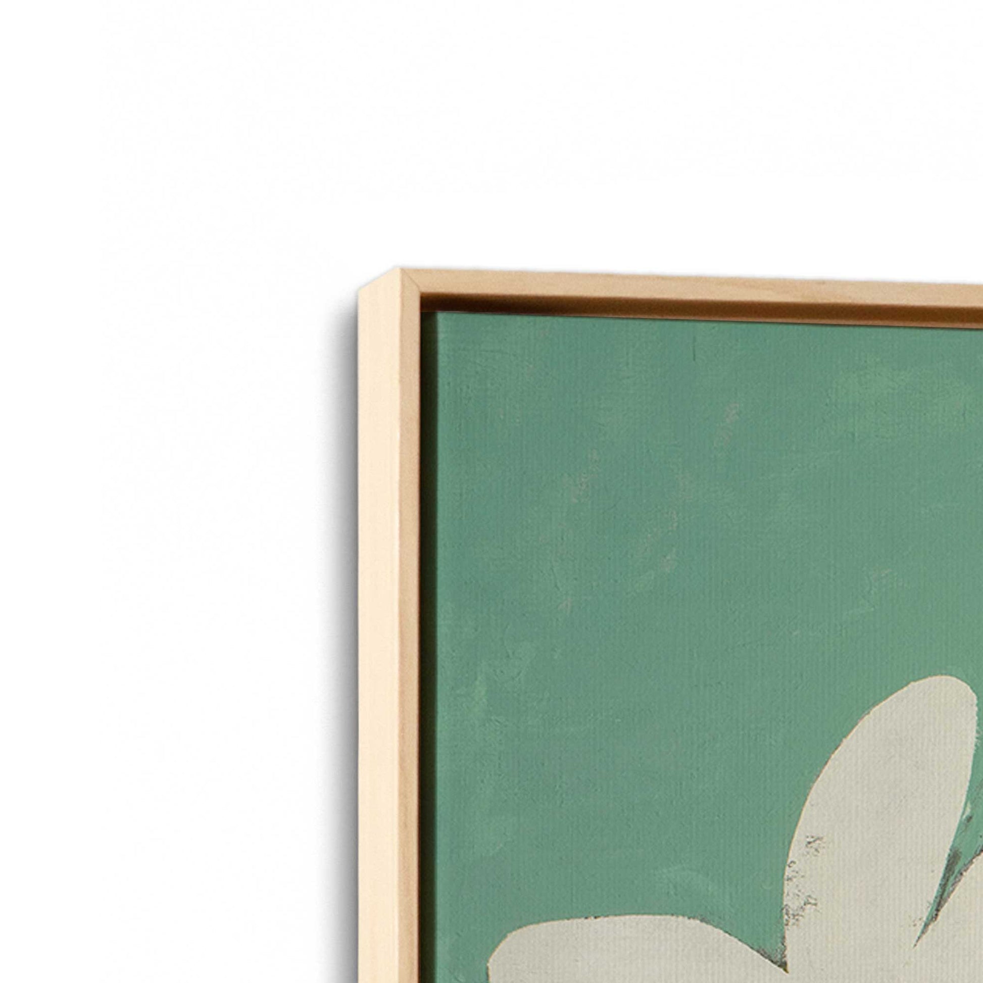 [Color:American Maple], Picture of art in a American Maple frame at an angle