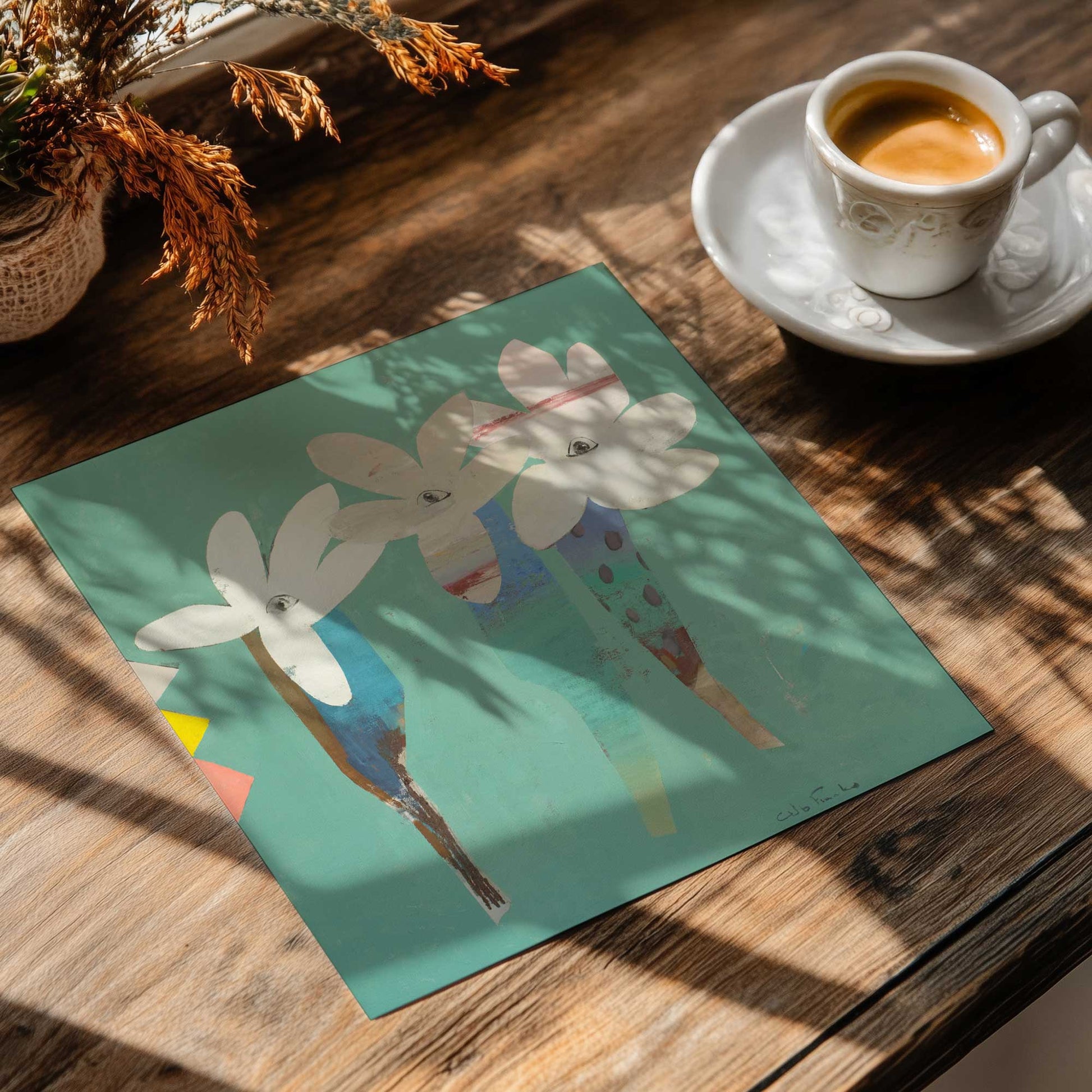 [Color:Rolled Print], Picture of close up of art