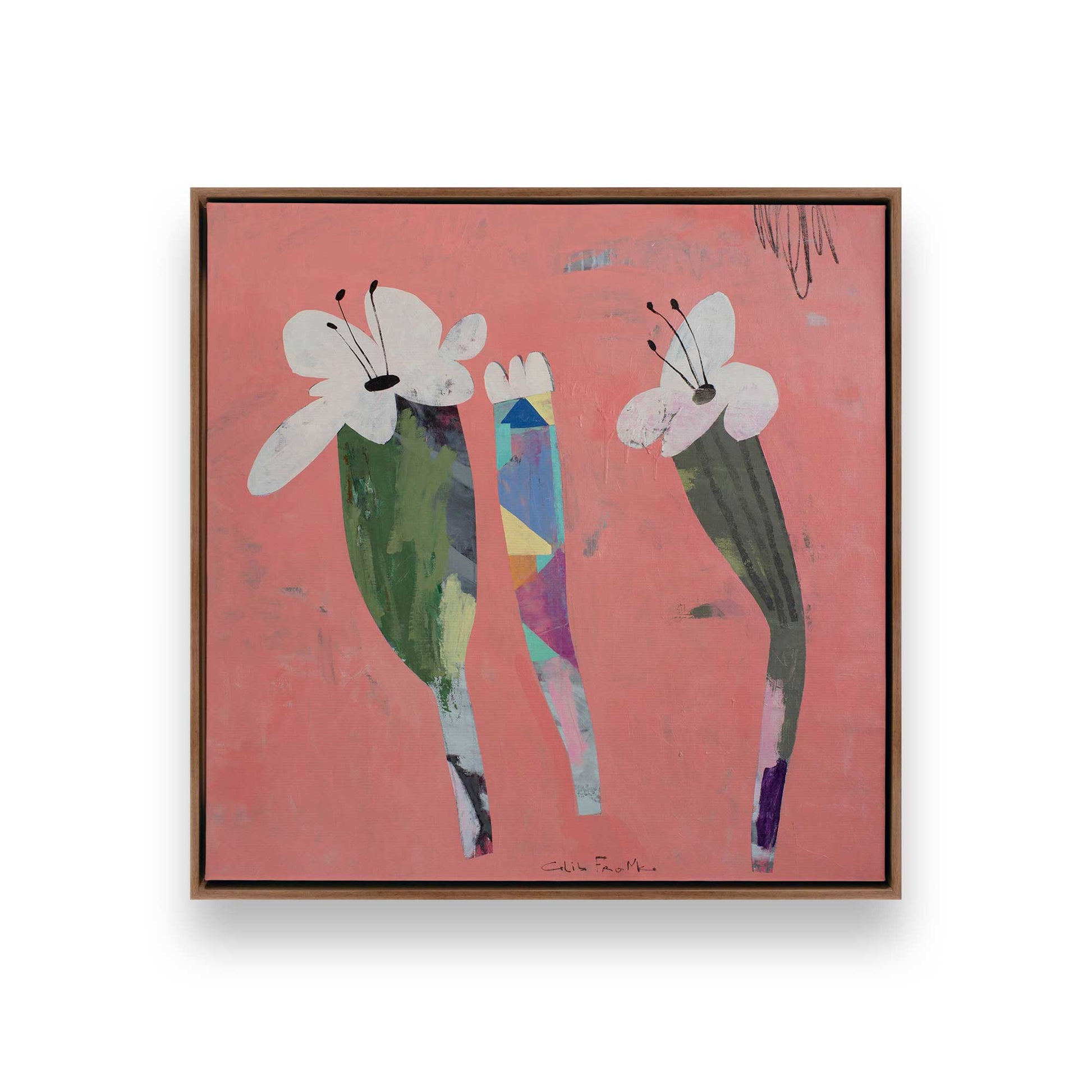 [Color:Walnut], Picture of art in a Walnut frame