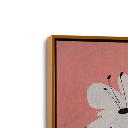 [Color:Polished Gold], Picture of art in a Polished Gold frame at an angle