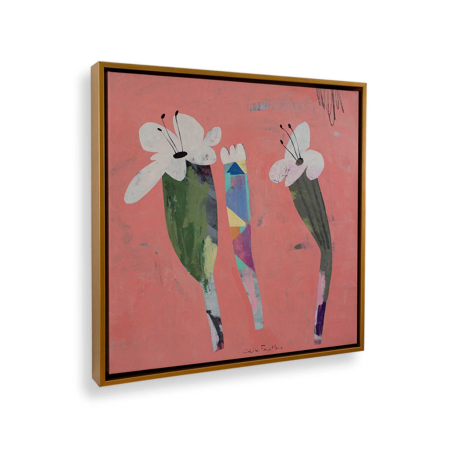 [Color:Polished Gold], Picture of the corner of the art
