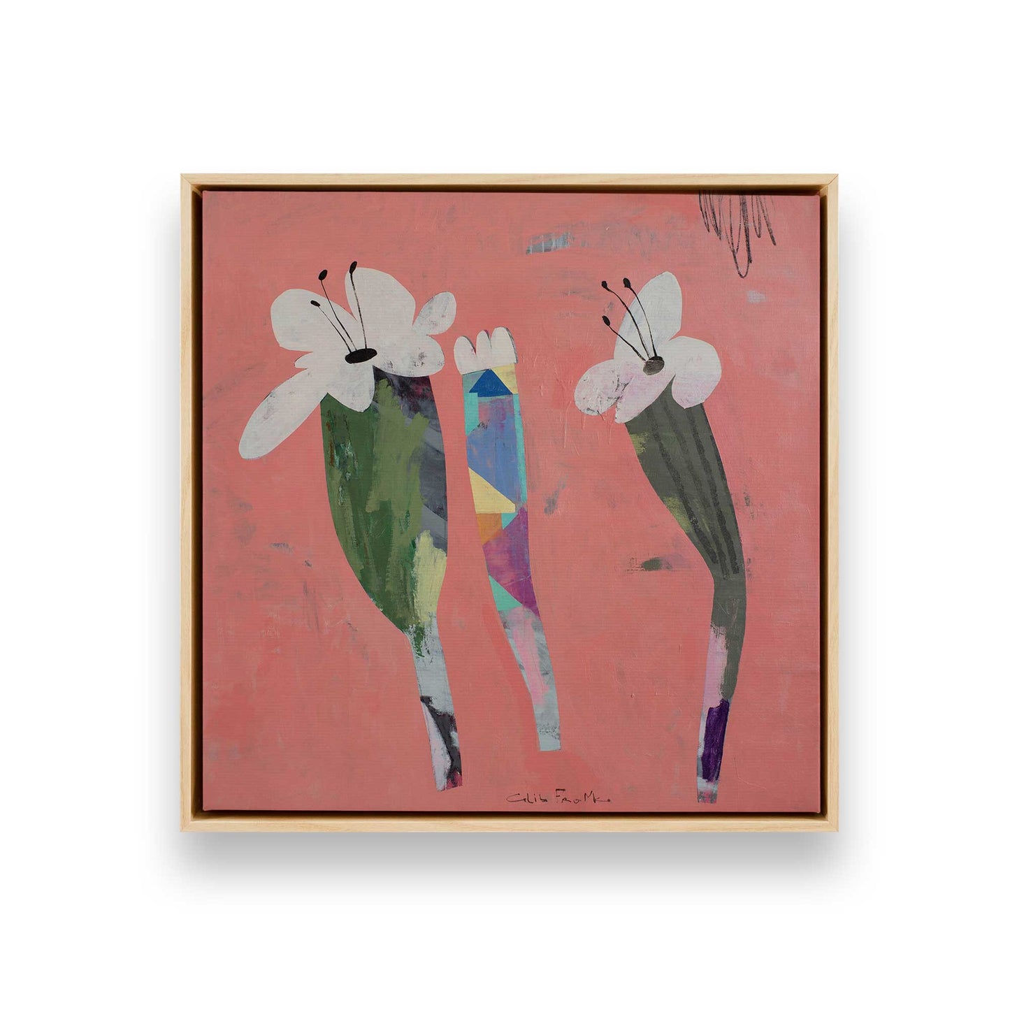 [Color:American Maple], Picture of art in a American Maple frame