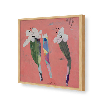 [Color:American Maple], Picture of art in a American Maple frame of the corner