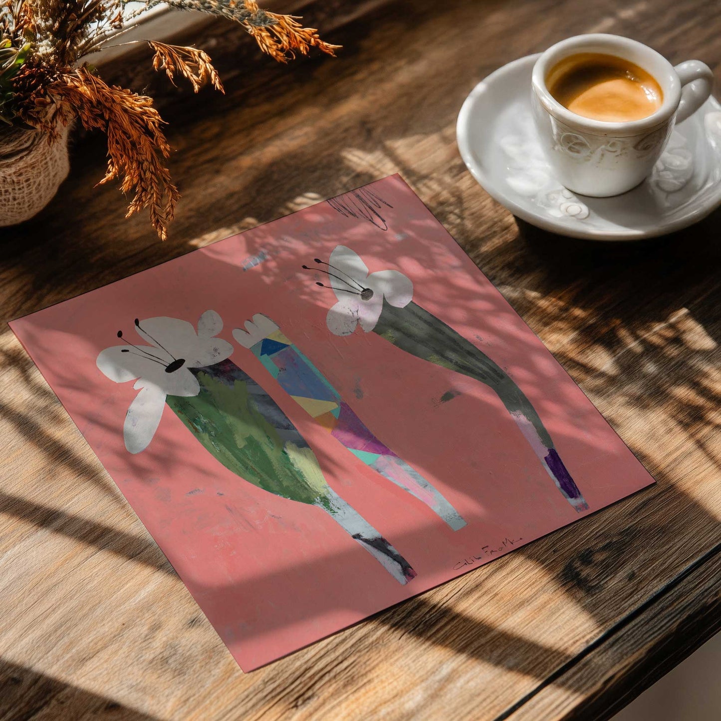 [Color:Rolled Print], Picture of close up of art