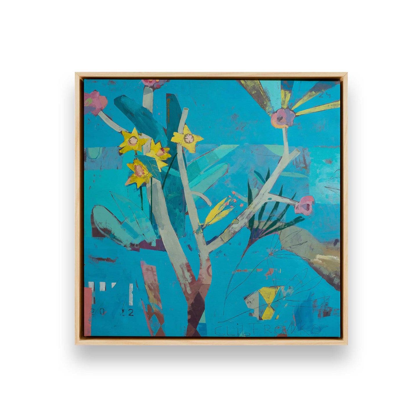 [Color:American Maple], Picture of art in a American Maple frame