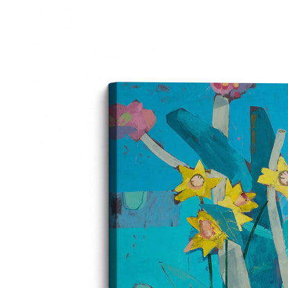 [Color:Stretched Canvas], Picture of the corner of the art