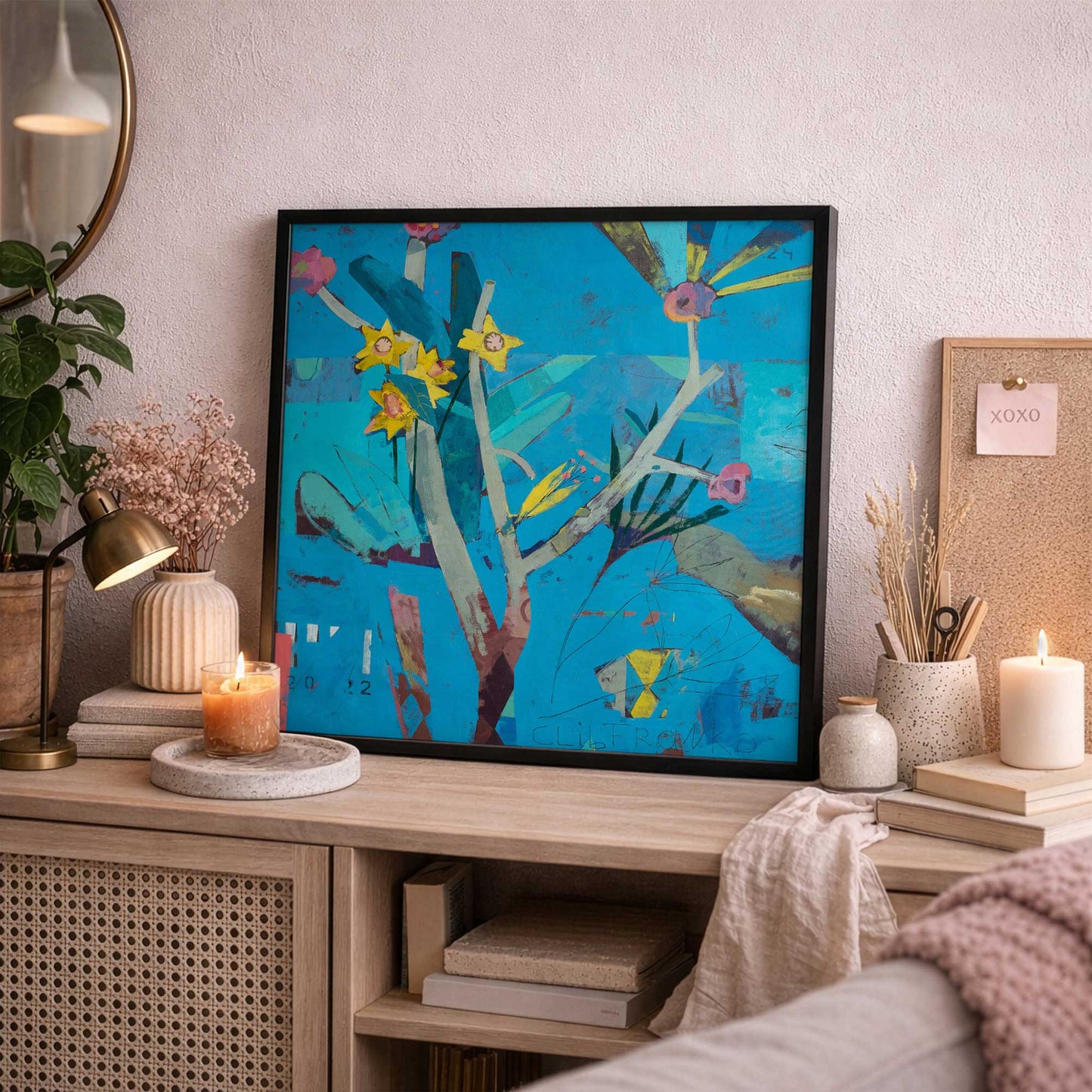 Picture of art in a room