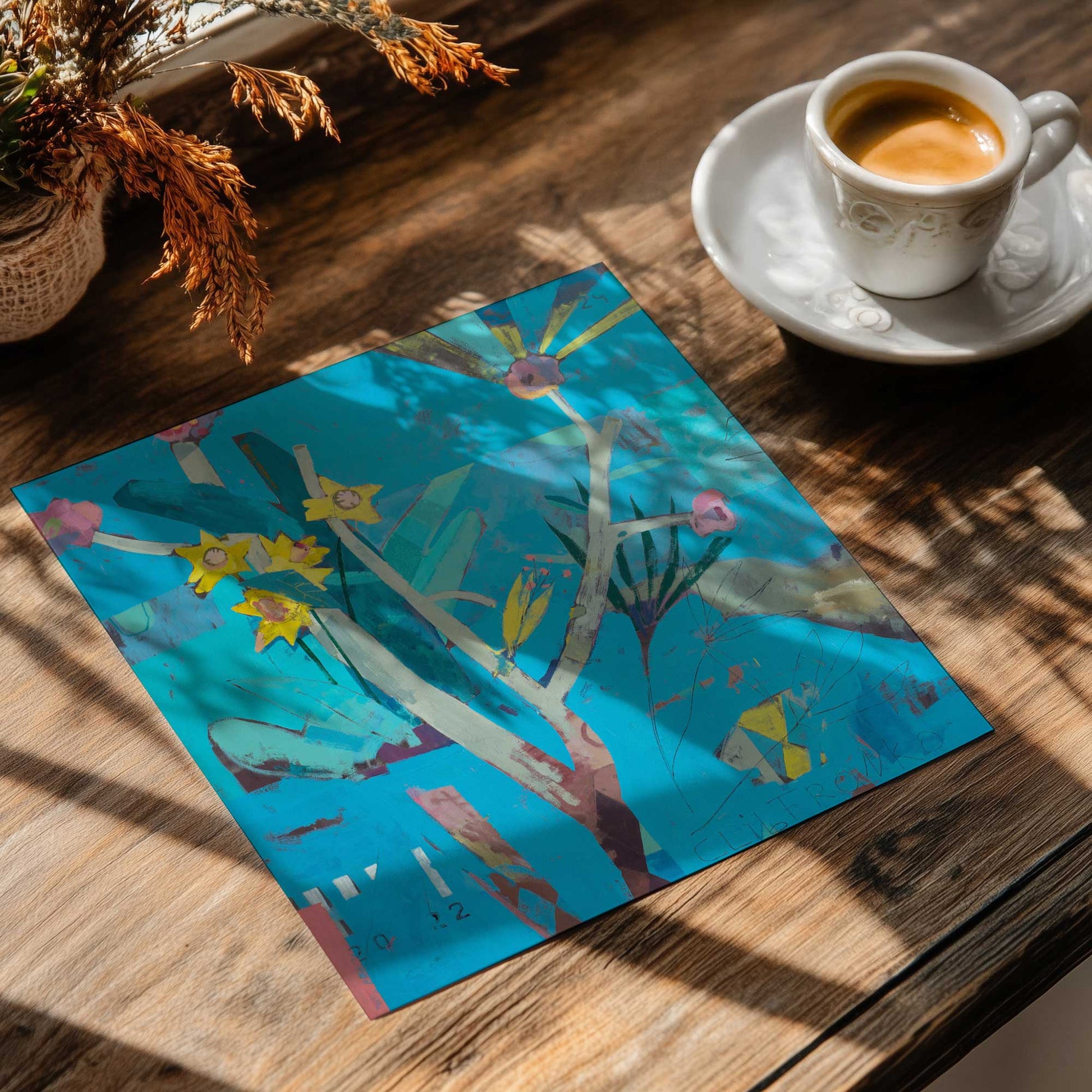 [Color:Rolled Print], Picture of close up of art