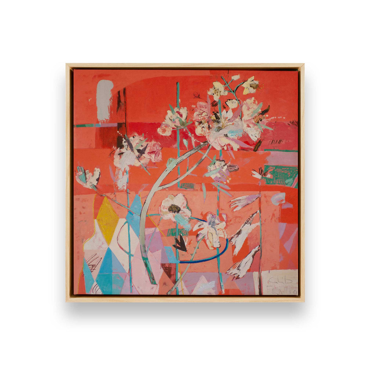 [Color:American Maple], Picture of art in a American Maple frame