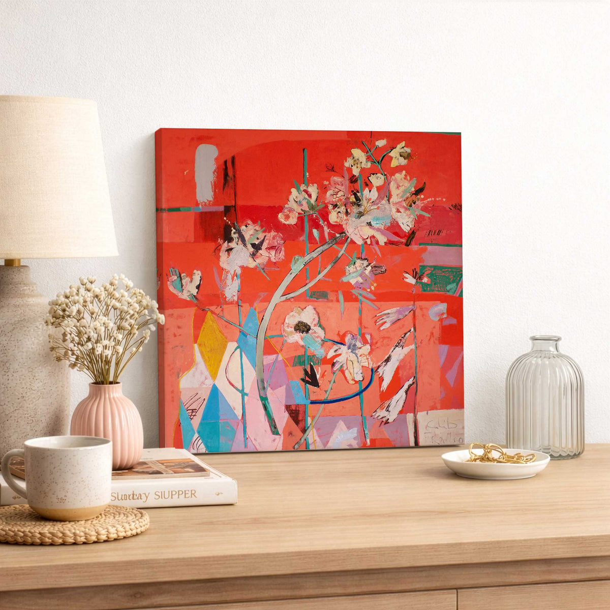Picture of art in a room