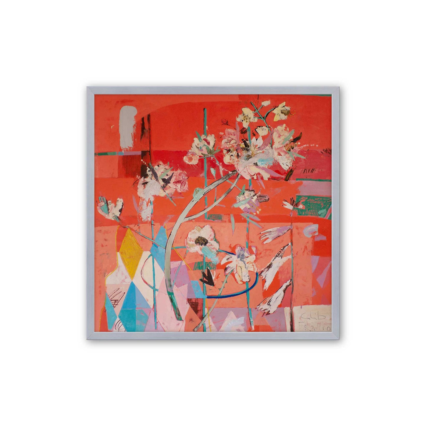 [Color:Polished Chrome], Picture of art in a Polished Chrome frame