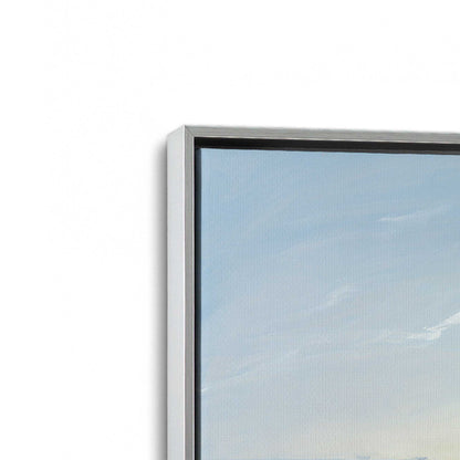 [Color:Polished Chrome], Picture of art in a Polished Chrome frame at an angle