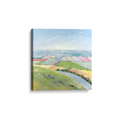 [Color:Stretched Canvas], Picture of art at an angle