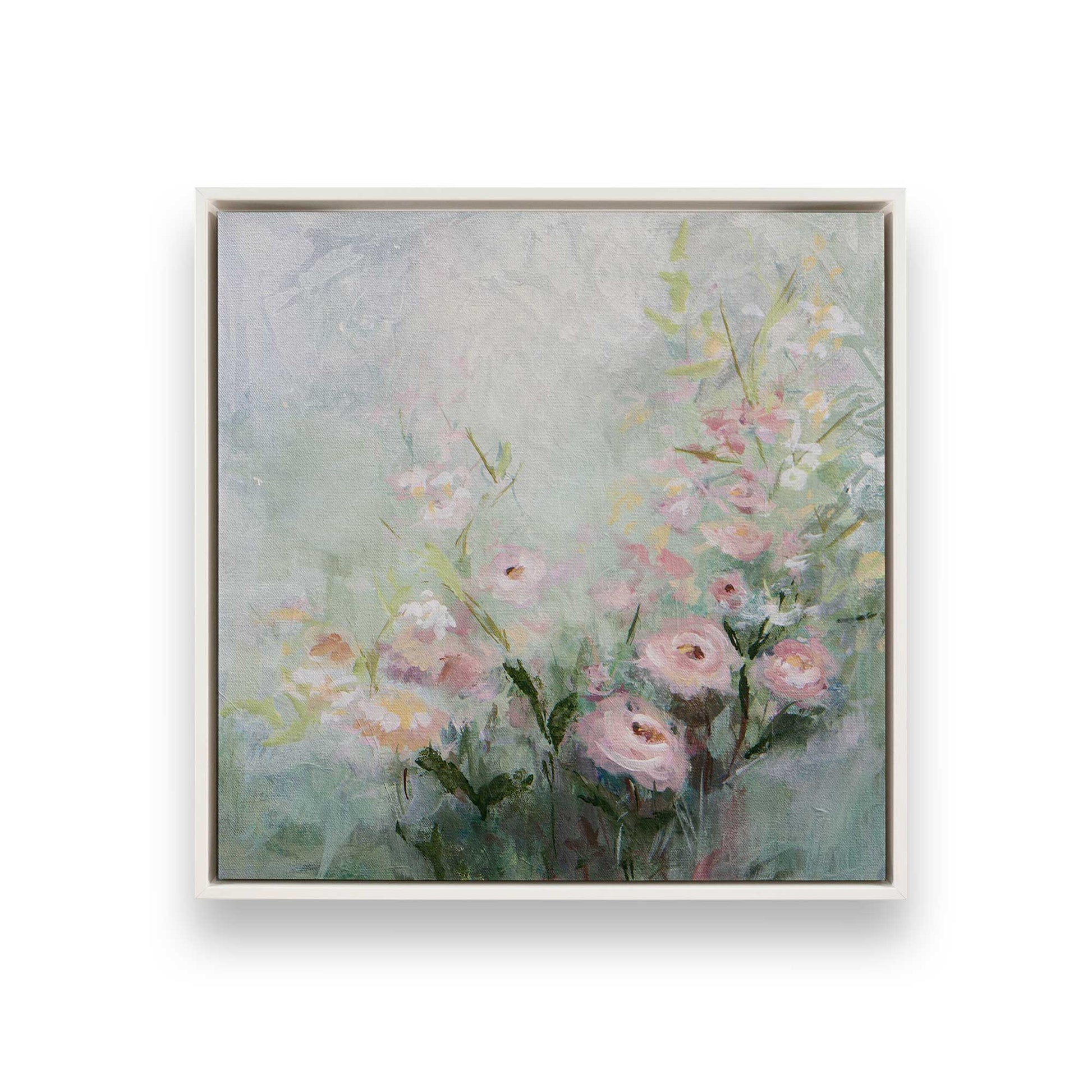 [Color:Opaque White], Picture of art in a White frame