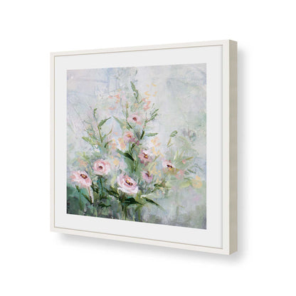 [Color:Opaque White], Picture of art in a Opaque White frame of the corner