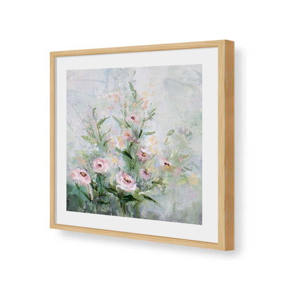 [Color:American Maple], Picture of art in a American Maple frame of the corner