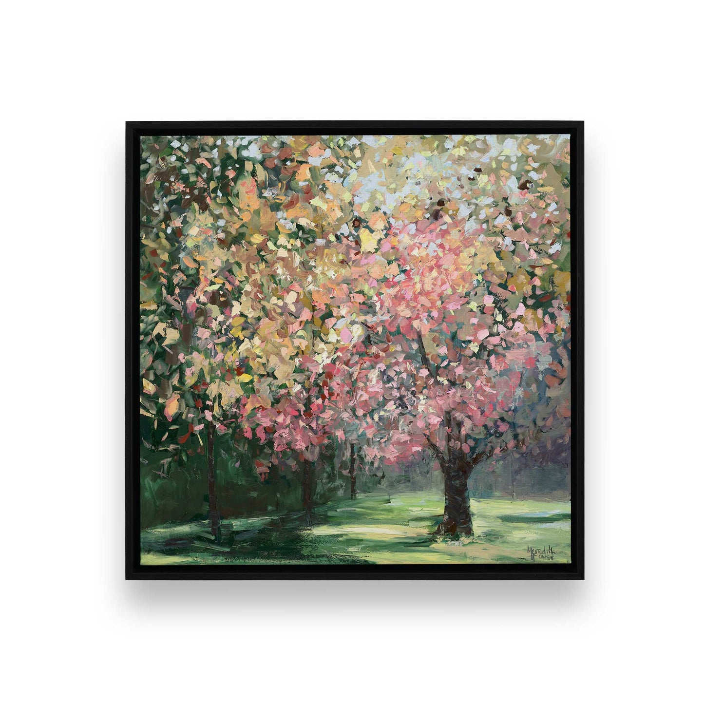 [Color:Satin Black], Picture of art in a Satin Black frame