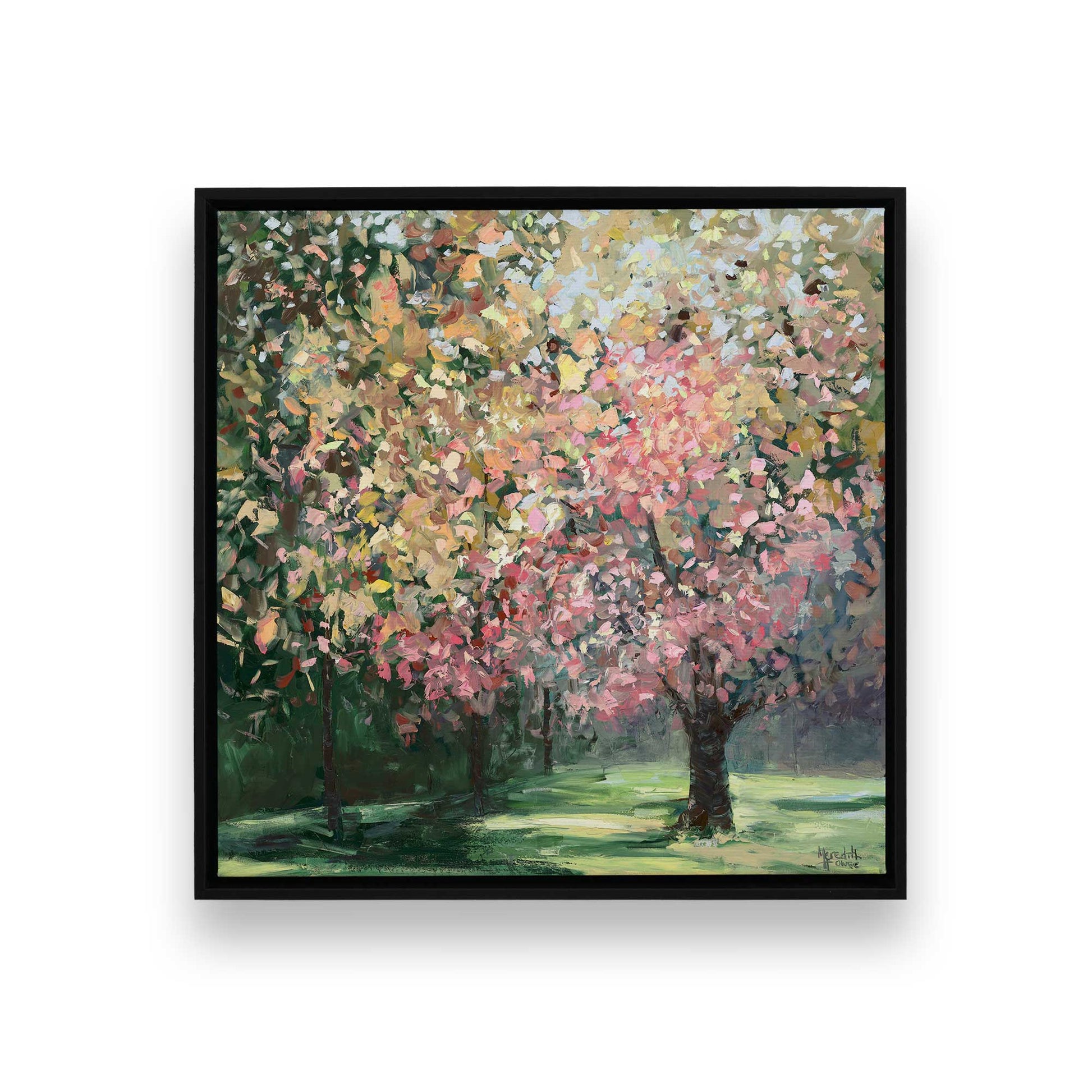 [Color:Satin Black], Picture of art in a Satin Black frame