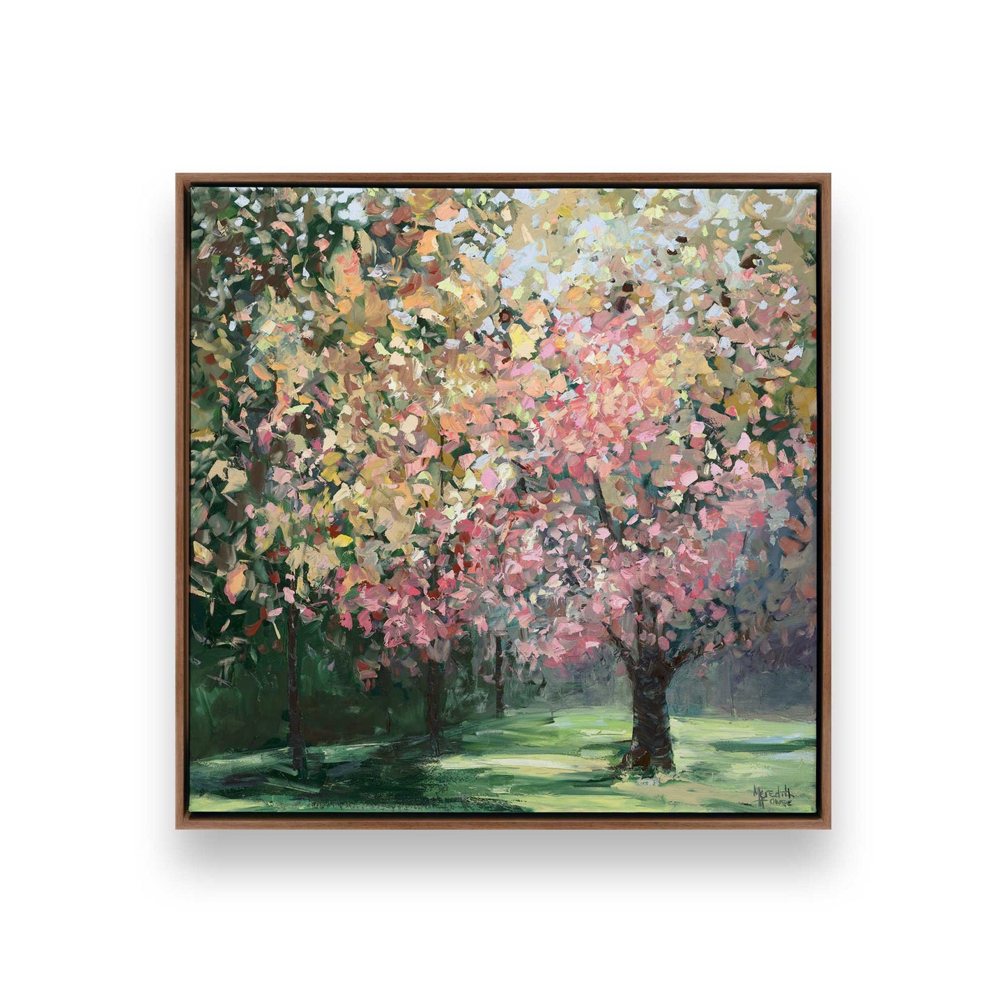 [Color:Walnut], Picture of art in a Walnut frame