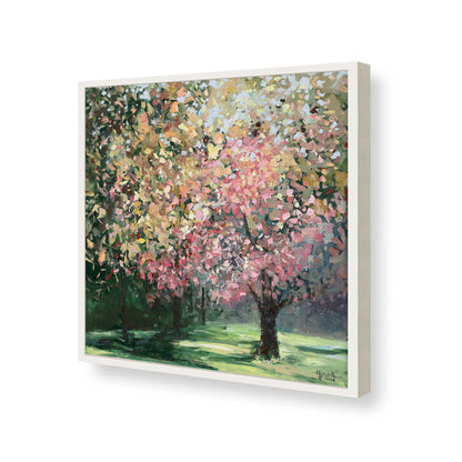 [Color:Opaque White], Picture of art in a Opaque White frame of the corner