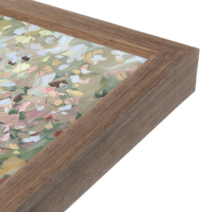 [Color:Walnut], Picture of art in a Walnut frame at an angle