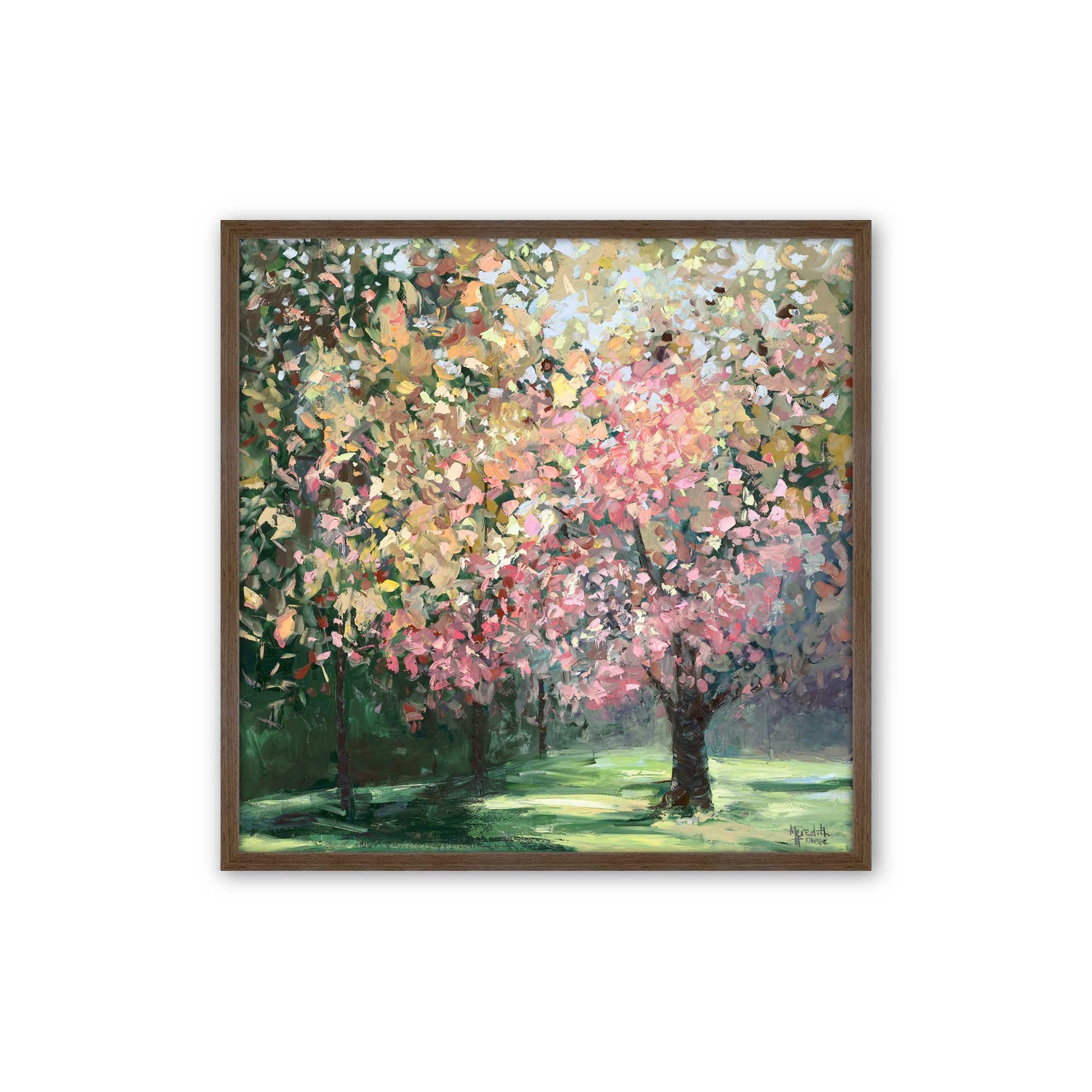 [Color:Walnut], Picture of art in a Walnut frame
