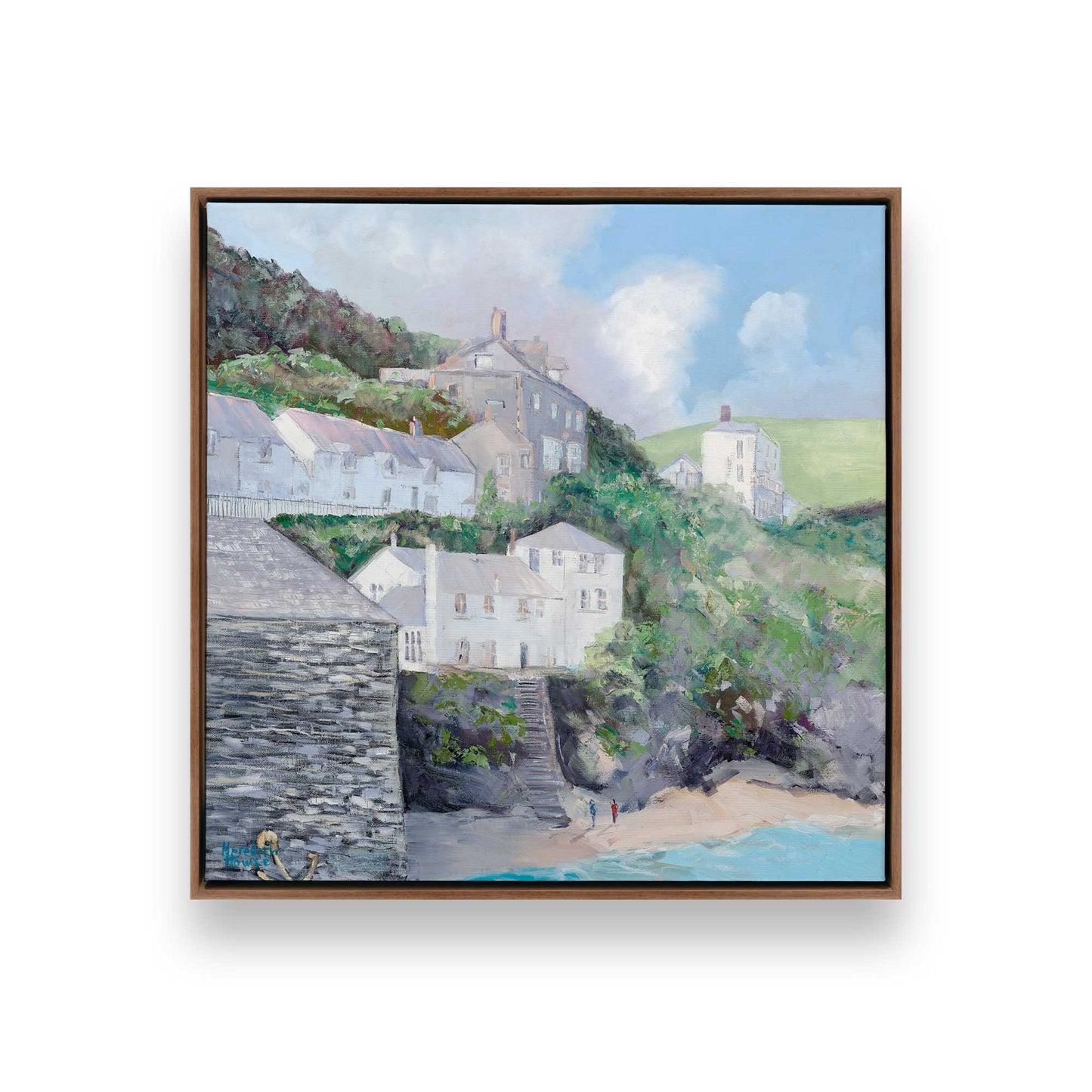 [Color:Walnut], Picture of art in a Walnut frame