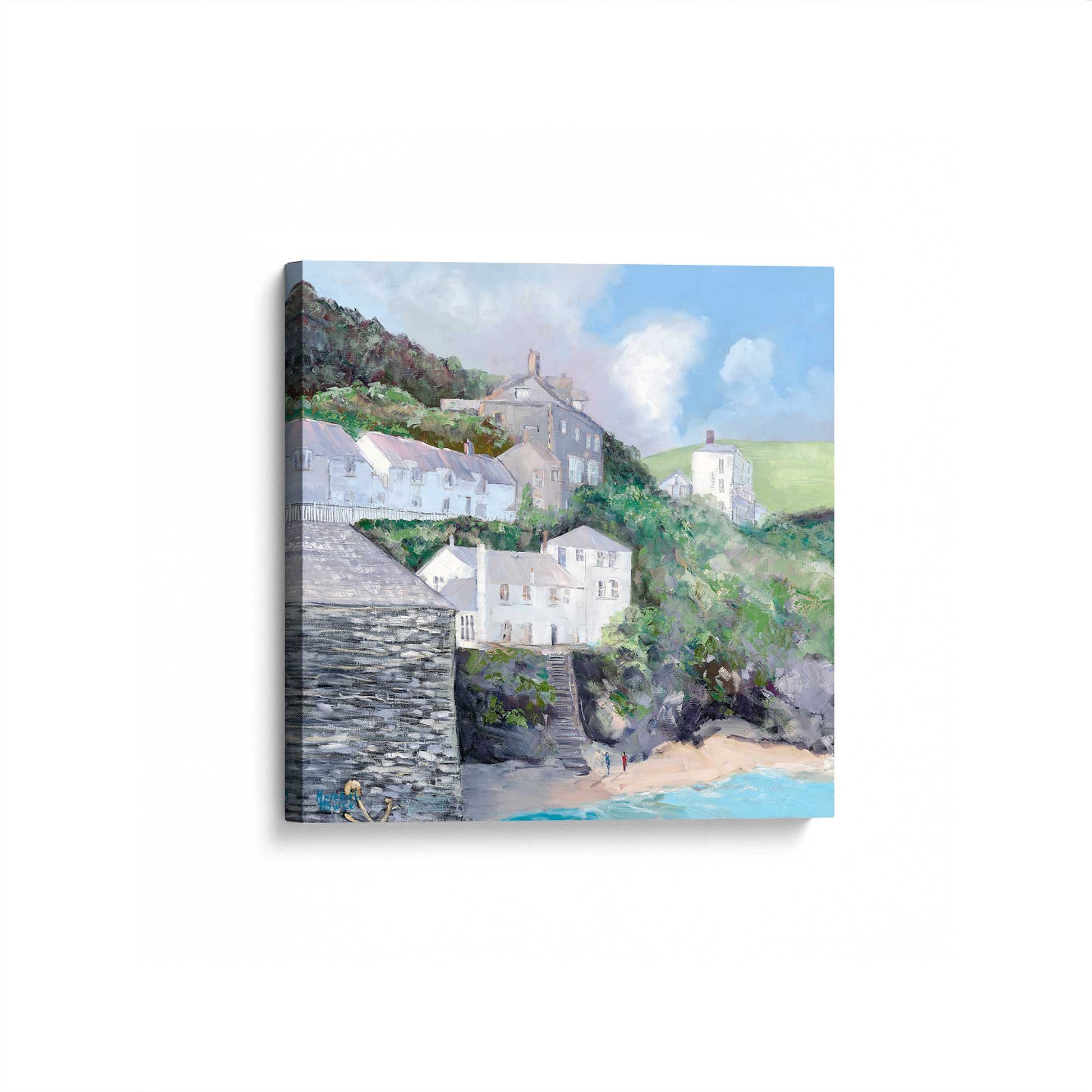 [Color:Stretched Canvas], Picture of art at an angle