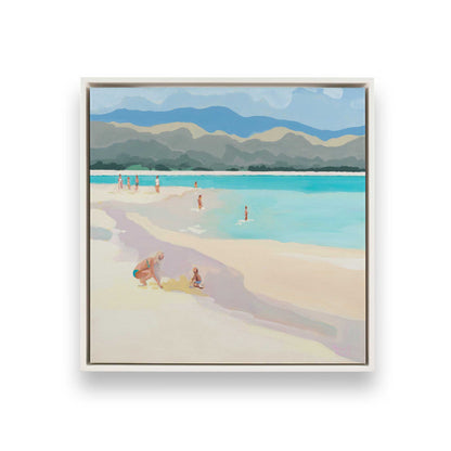 [Color:Opaque White], Picture of art in a White frame