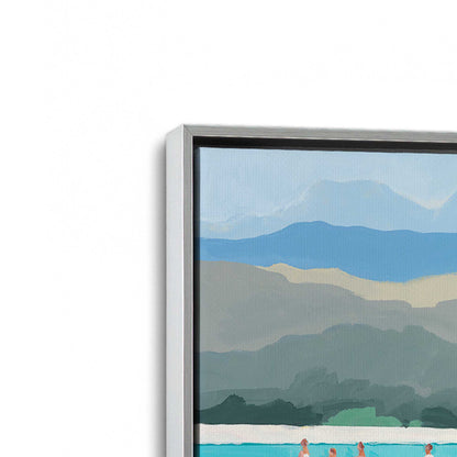 [Color:Polished Chrome], Picture of art in a Polished Chrome frame at an angle