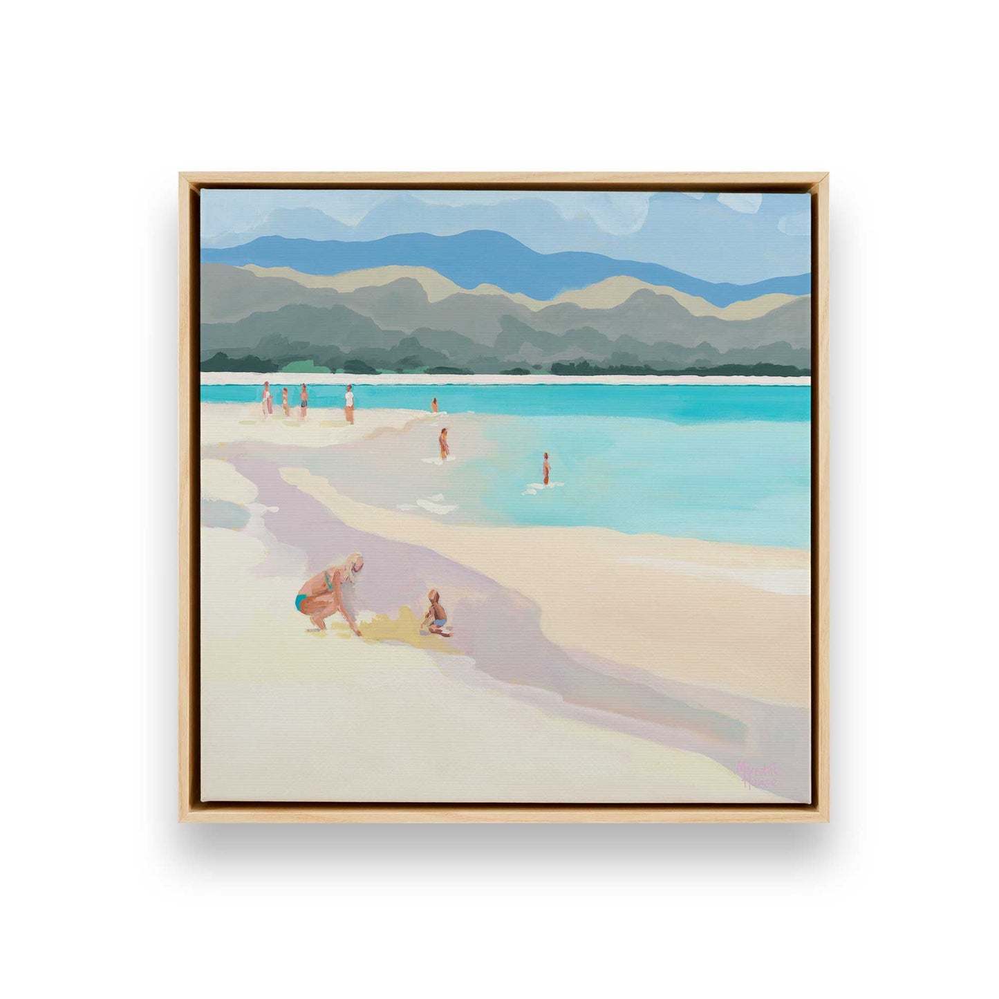 [Color:American Maple], Picture of art in a American Maple frame