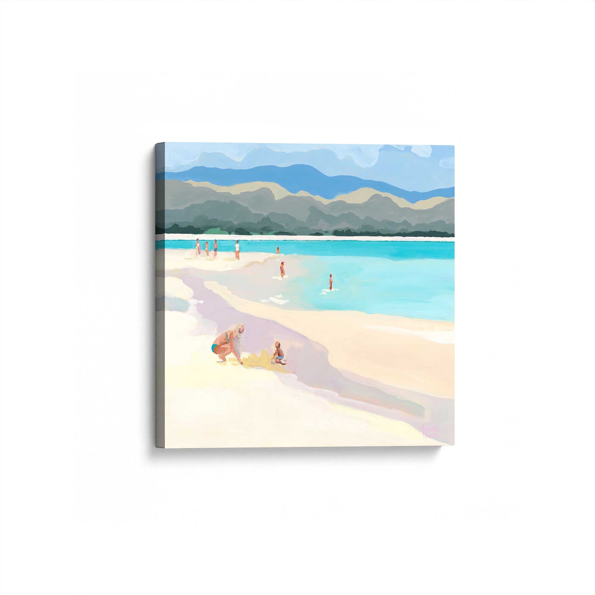 [Color:Stretched Canvas], Picture of art at an angle