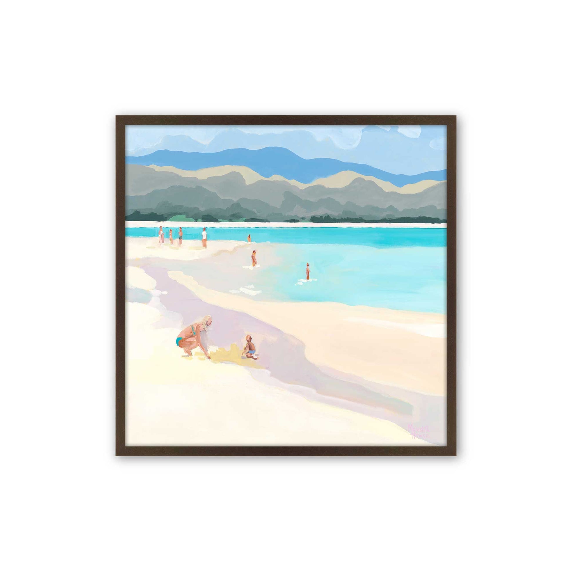 [Color:Espresso], Picture of art in a Espresso frame